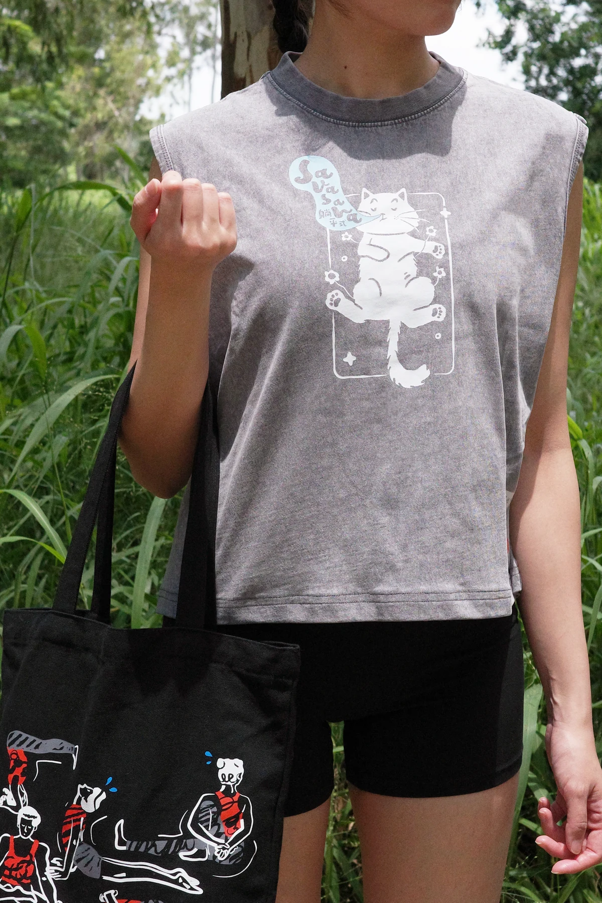 Drishti Cat 品牌插畫、服飾與布袋設計 — 3